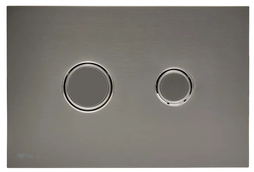 Ovládací tlačítko SAT kov gun metal mat SATATBGM SATATBGM