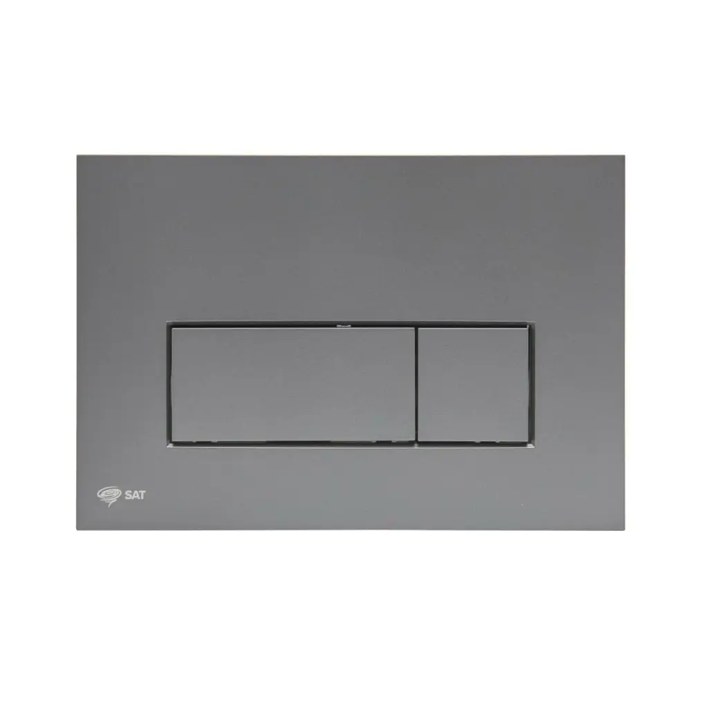 Ovládací tlačítko SAT plast gun metal mat SATATGM-M SATATGM-M