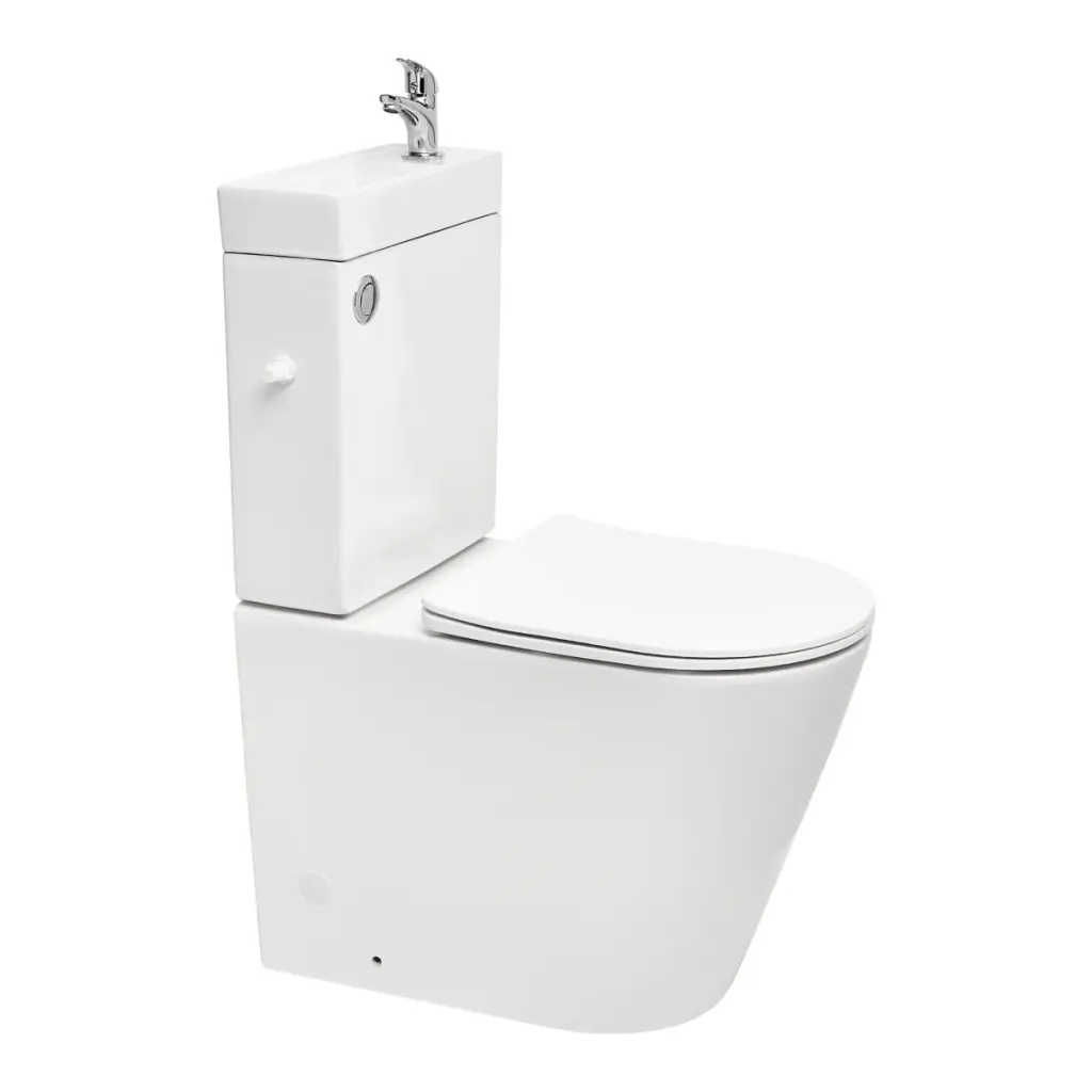 WC kombi komplet s umývátkem včetně ventilu SAT Brevis vario odpad SATBRE34 SATBRE34