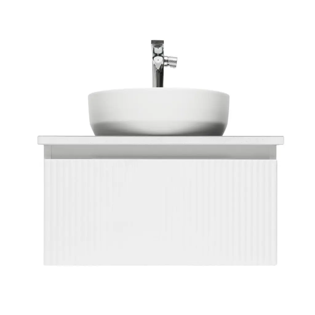 Koupelnová skříňka s umyvadlem a baterií SAT Evolution 58x30x44,8 cm bílá mat SATEVO60WMDBUB SATEVO60WMDBUB