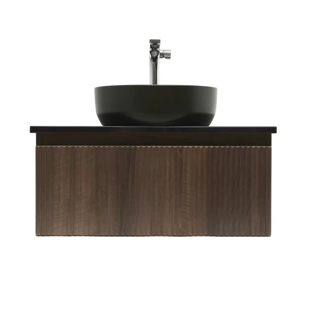 Koupelnová skříňka s umyvadlem a baterií SAT Evolution 78x30x44,8 cm ořech mat SATEVO80NADBUC SATEVO80NADBUC