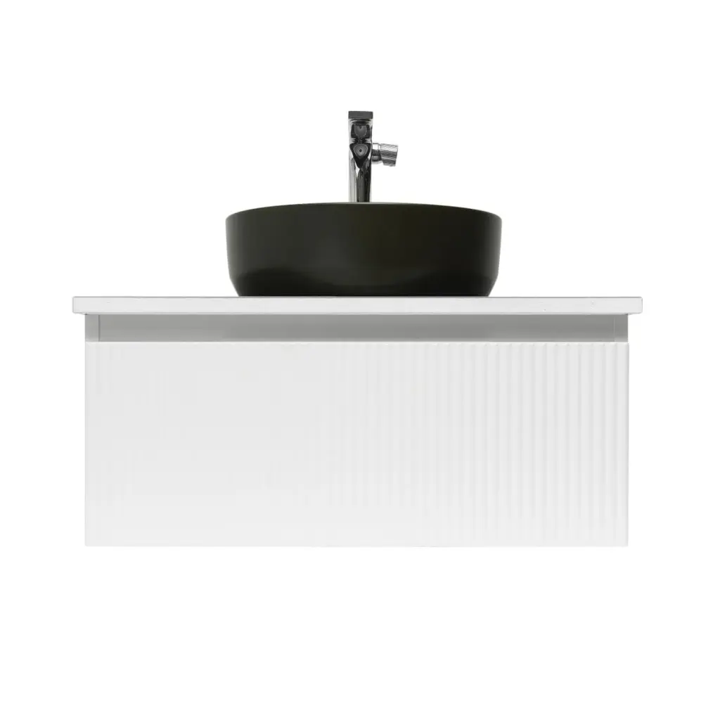 Koupelnová skříňka s umyvadlem a baterií SAT Evolution 78x30x44,8 cm bílá mat SATEVO80WMDBUC SATEVO80WMDBUC