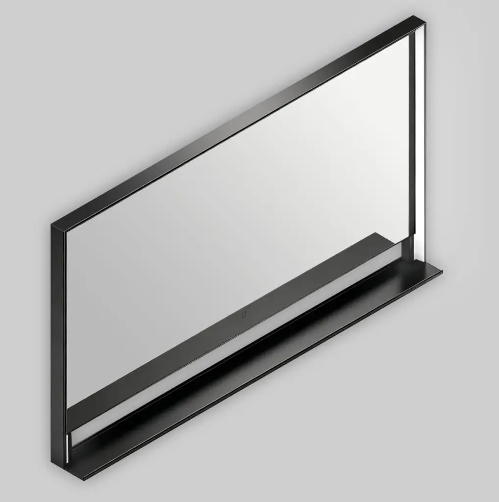Zrcadlo se senzorem SAT 120x70 cm černá SATZPOL70120CE SATZPOL70120CE