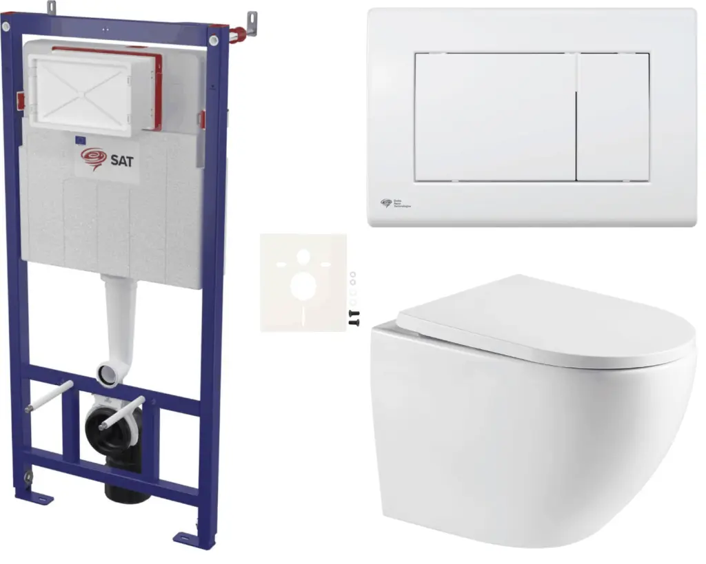 Závěsný WC set do lehkých stěn / předstěnová SAT SIKOSSREX6720K SIKOSSREX6720K