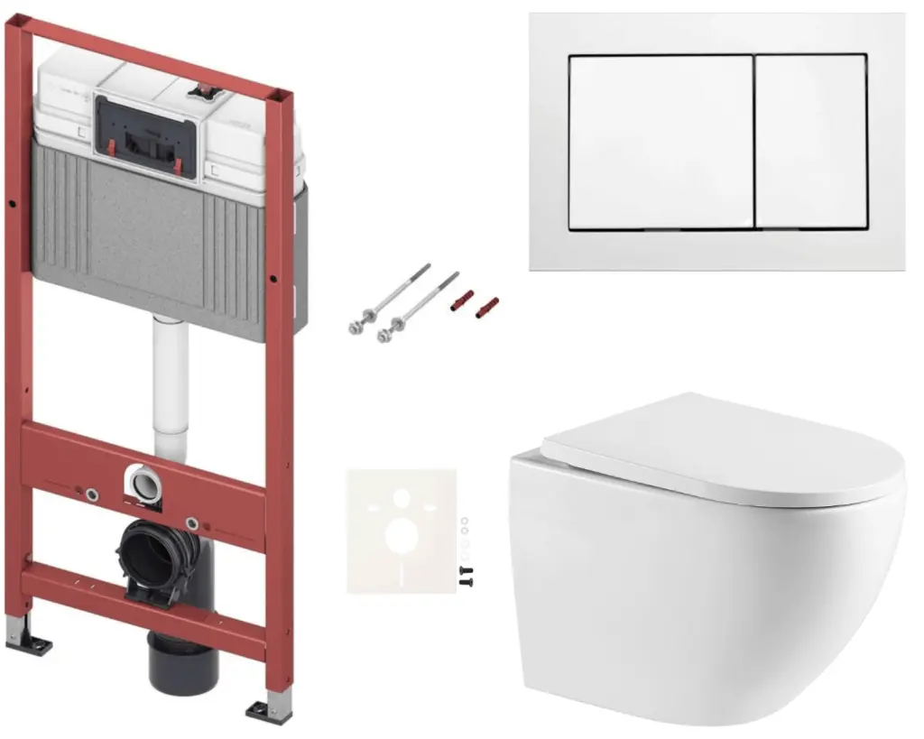 Závěsný WC set do lehkých stěn / předstěnová SAT SIKOTSREX67400 SIKOTSREX67400