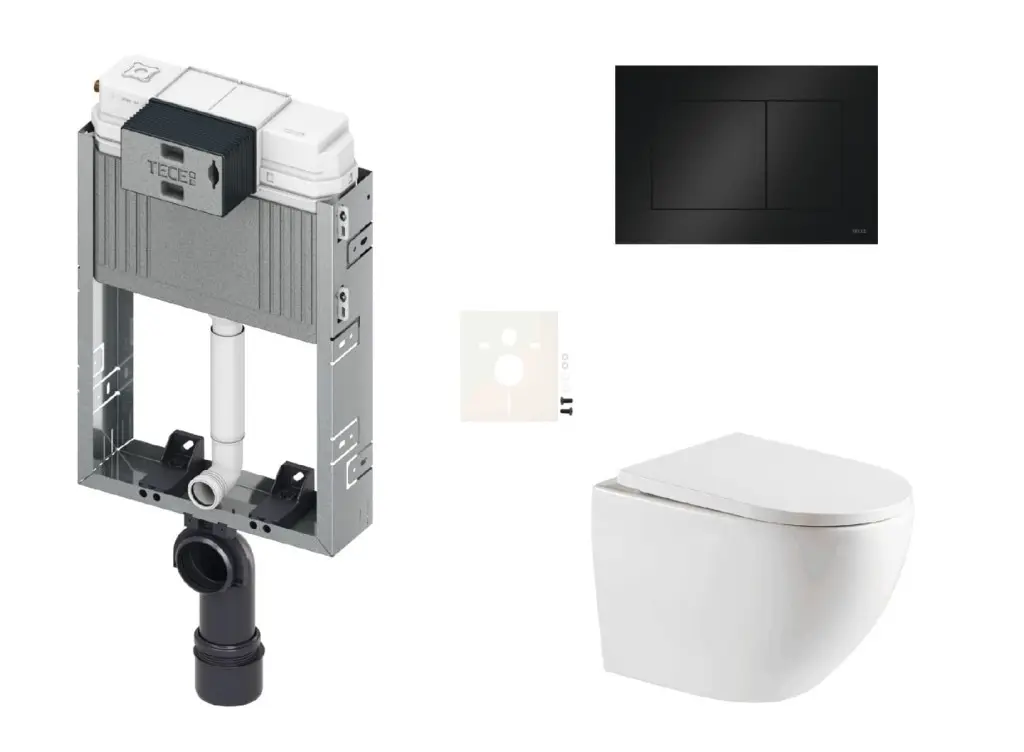 Závěsný WC set k zazdění SAT SIKOTZTOR67BL SIKOTZTOR67BL