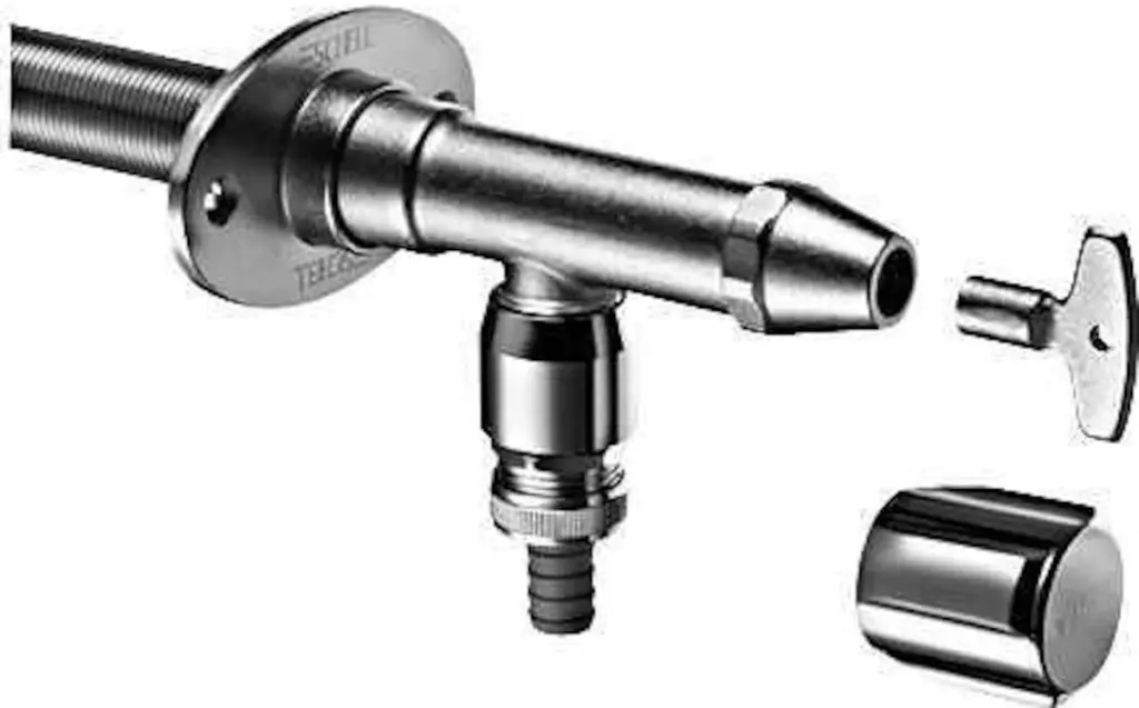 Schell Polar II - Venkovní nezámrzný ventil, matný chrom 039970399