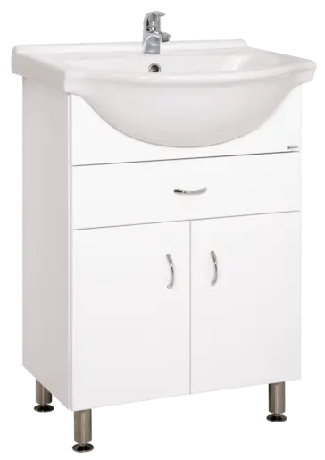 Koupelnová skříňka s umyvadlem Keramia Pro 60x50 cm bílá PRO60Z PRO60Z