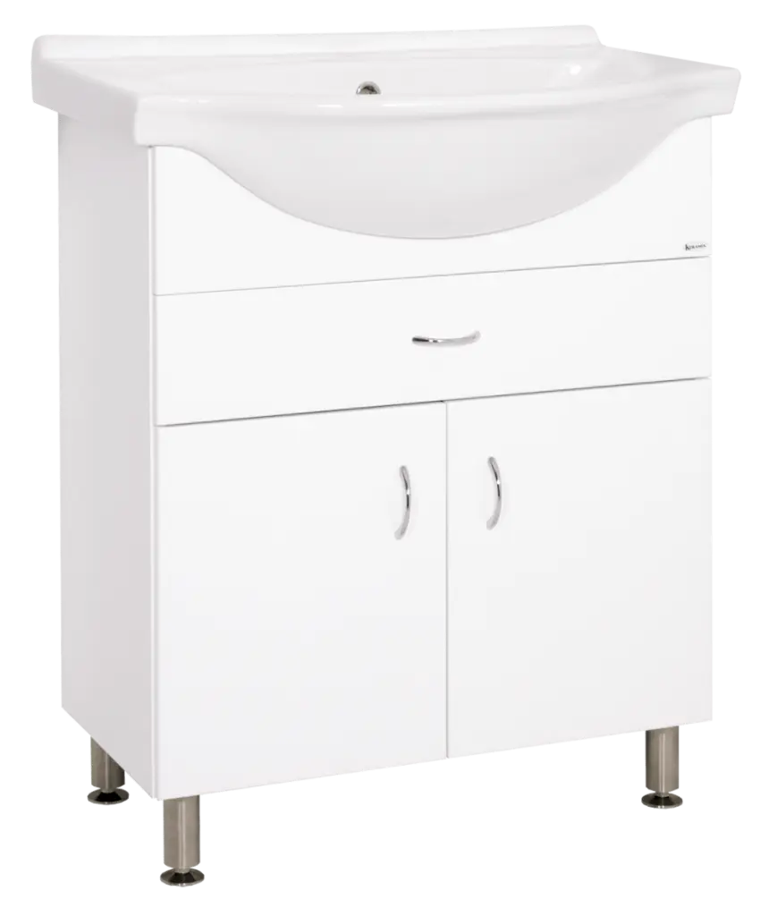 Koupelnová skříňka s umyvadlem Keramia Pro 70x56 cm bílá PRO70Z PRO70Z