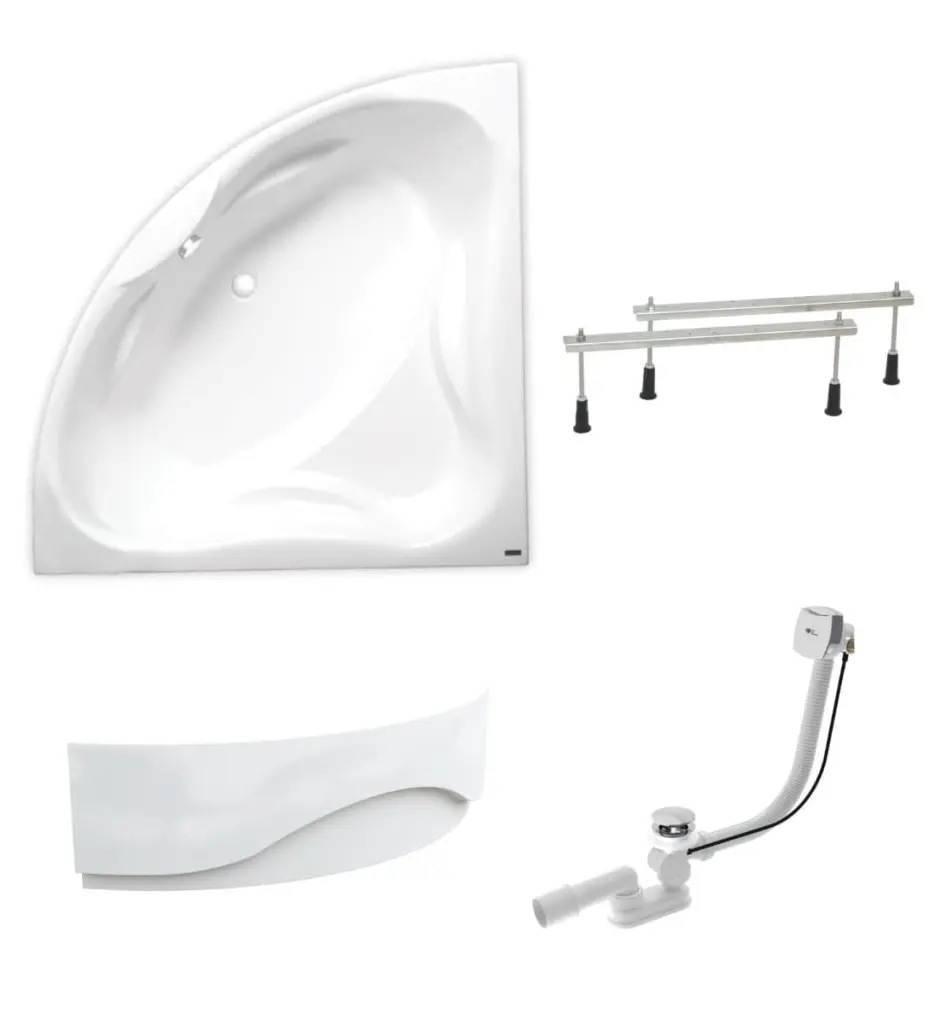 Rohová vana Laguna Royale 150x150 cm akrylát levá i pravá SIKORO1500APNP SIKORO1500APNP