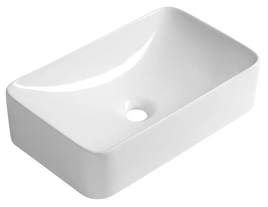 SAPHO ARIAN keramické umývátko na desku, 49,5x29,5cm, bílá AR449