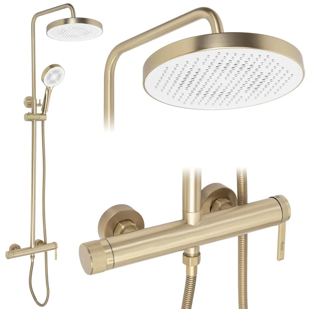 REA Sprchový set Grace Brush Gold REA-P4401