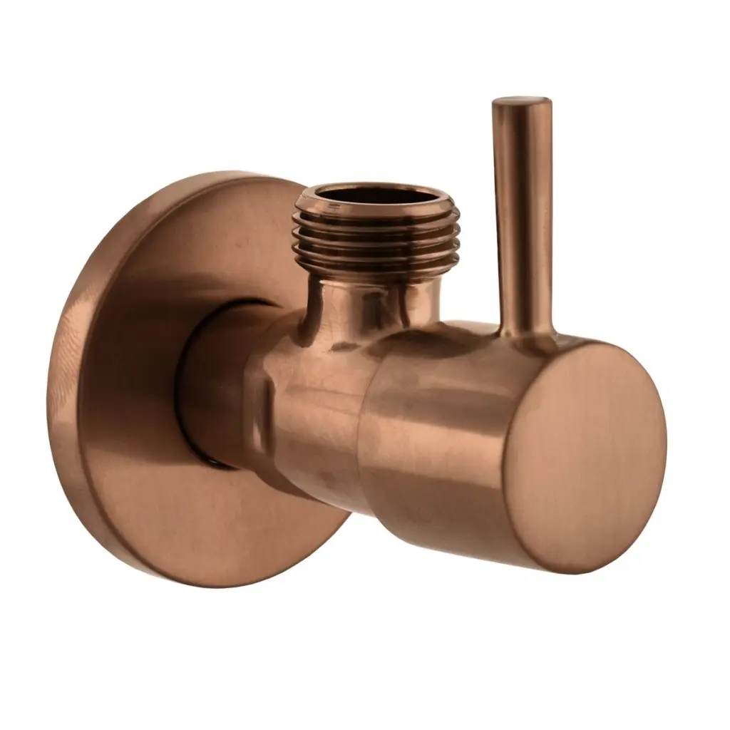 SAPHO Rohový ventil kulatý, 1/2"x3/8", měď mat SL027