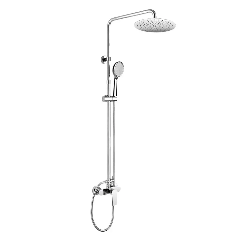 Mereo Dita sprchová baterie s talířovou kulatou slim sprchou ø 250 mm, nerez CBE60104SCD2