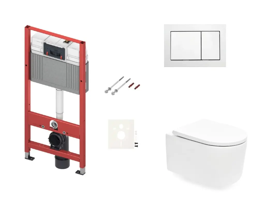 Závěsný WC set do lehkých stěn / předstěnová SAT SIKOTSREX72400 SIKOTSREX72400