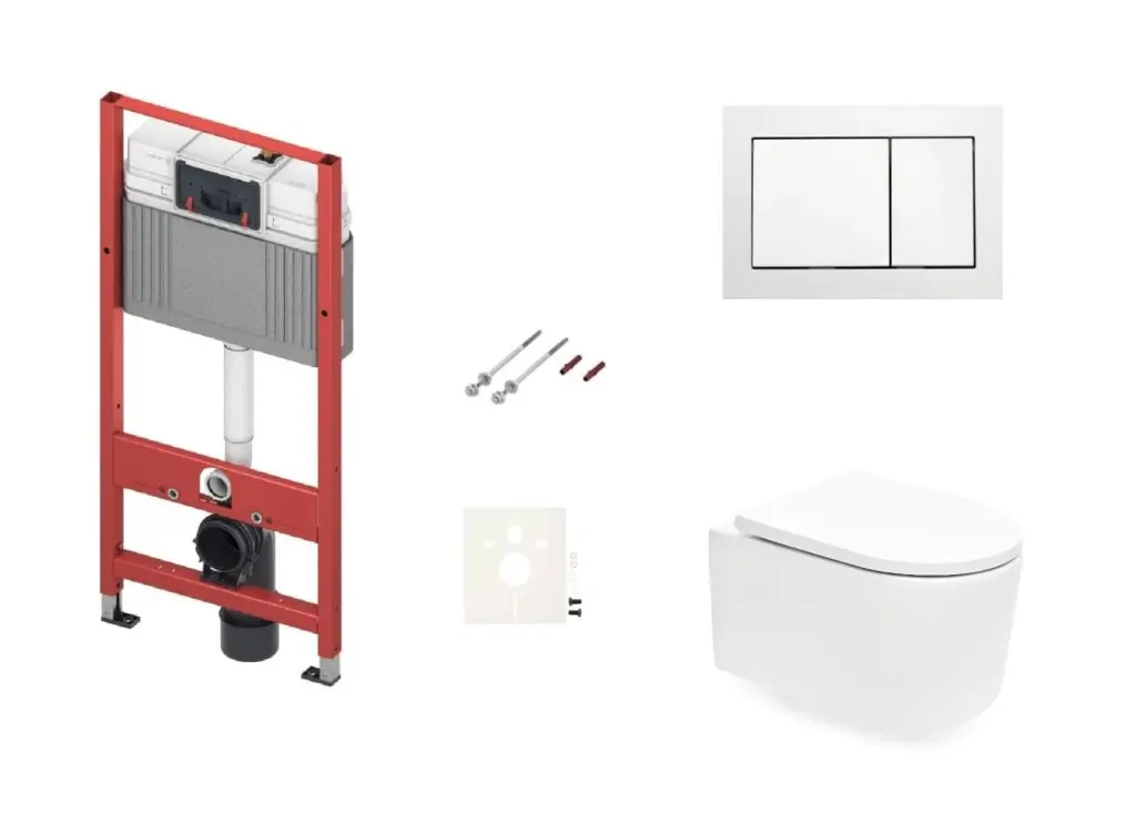 Závěsný WC set do lehkých stěn / předstěnová SAT SIKOTSTOR72400 SIKOTSTOR72400