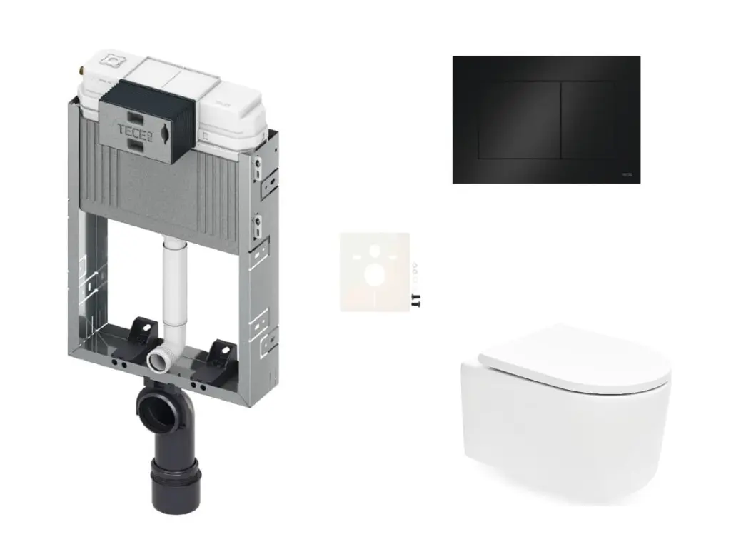 Závěsný WC set k zazdění SAT SIKOTZREX72BL SIKOTZREX72BL