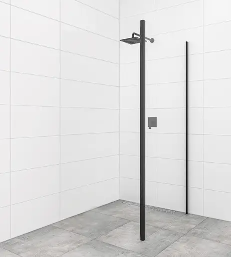 Boční zástěna ke sprchovým dveřím 90 cm SAT TEX BB SATSTENATEXD90C SATSTENATEXD90C