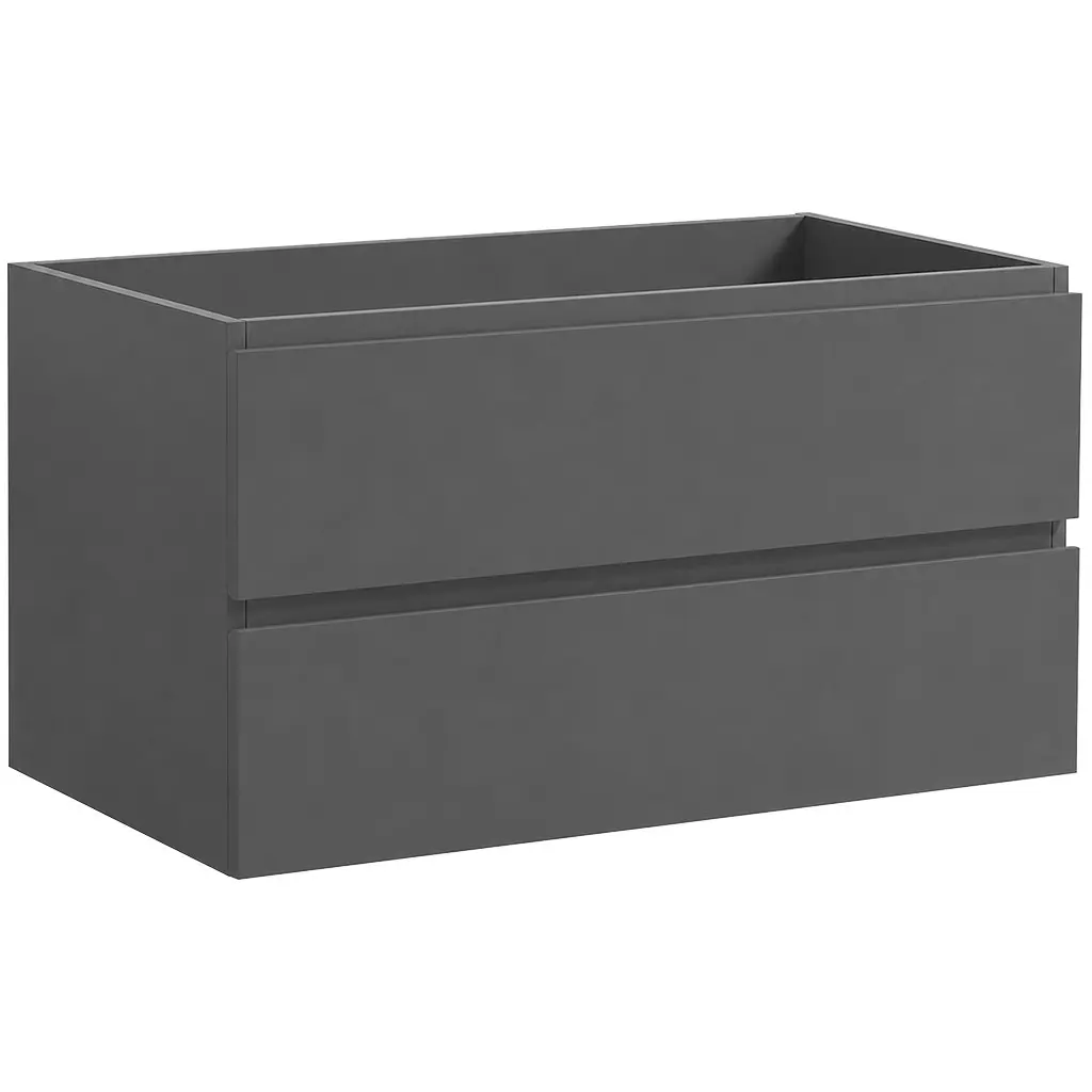 CERANO Koupelnová skříňka pod umyvadlo Carole antracitová 99x48x45  CER-692782
