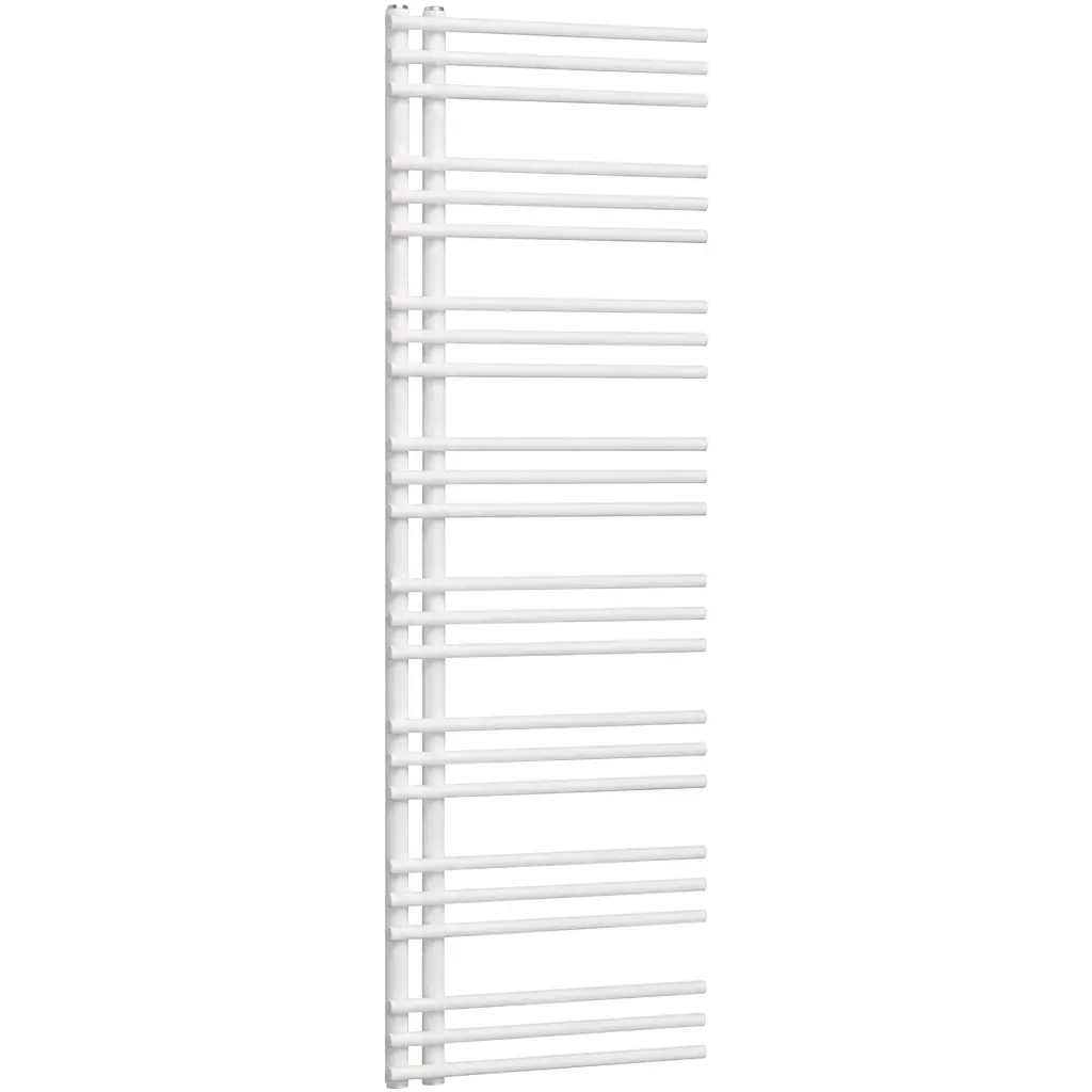 Koupelnový radiátor Burke - L/P - asymetrické připojení 50mm - 574 W - bílá lesklá - 1600x500 mm