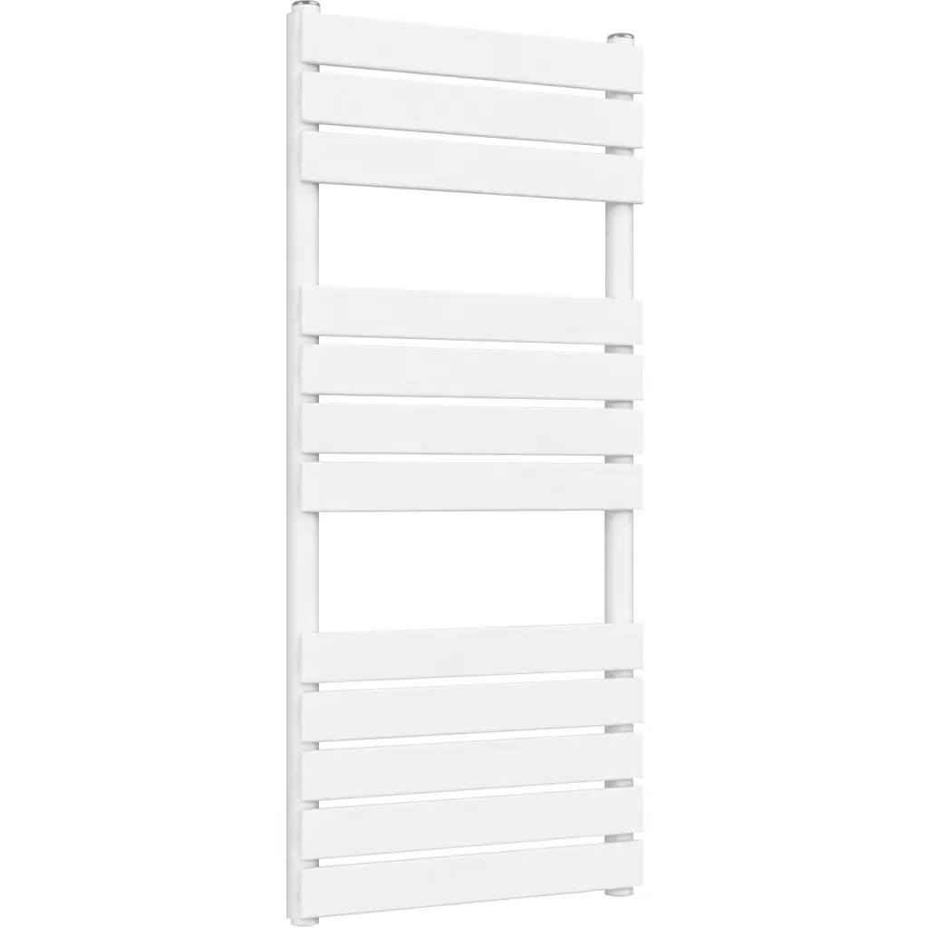 Koupelnový radiátor Claude - boční připojení - 575 W - bílá lesklá - 1200x500 mm