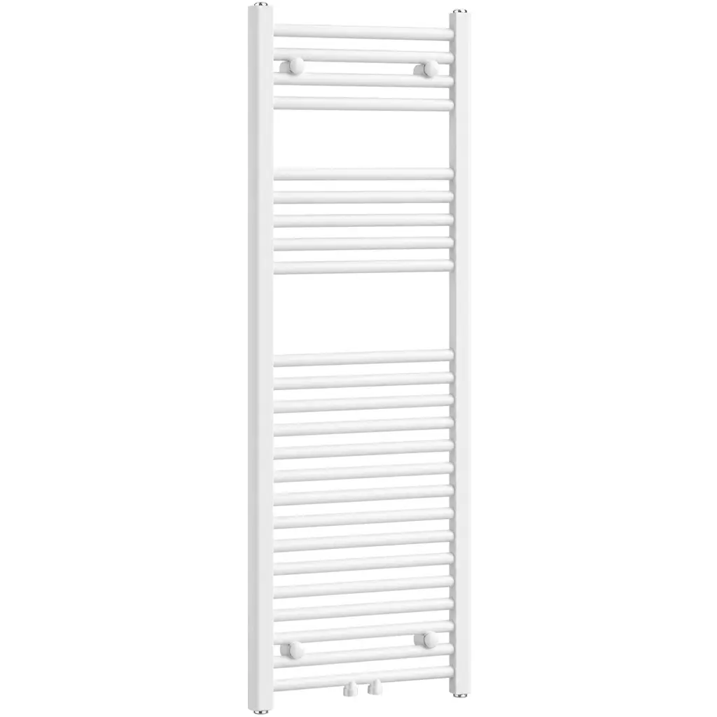 Koupelnový radiátor Benito - středové připojení 50mm/boční - 477 W - bílá  lesklá - 1200x450 mm