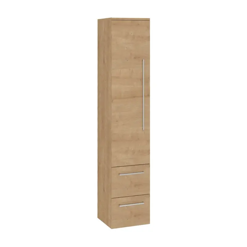 Mereo Bino, koupelnová skříňka vysoká 163 cm, levá, dub Arlington CN627N