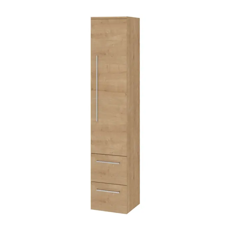 Mereo Bino, koupelnová skříňka vysoká 163 cm, pravá, dub Arlington CN628N
