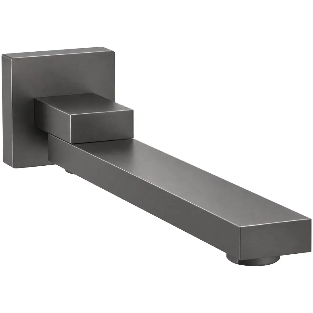 CERANO Výtoková nástěnná hubice otočná 23 hranatá grafit/gun metal CER-605071