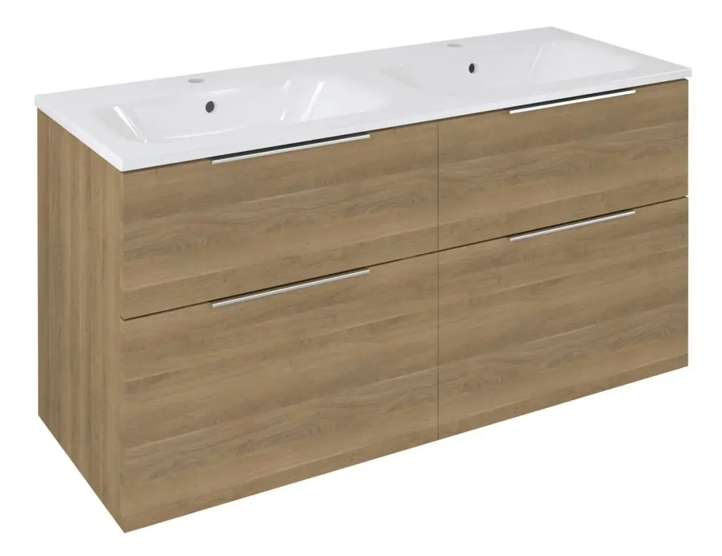 SAPHO CIRASA umyvadlová skříňka 118,4x64x46cm, dub cuneo CR121-2525-21