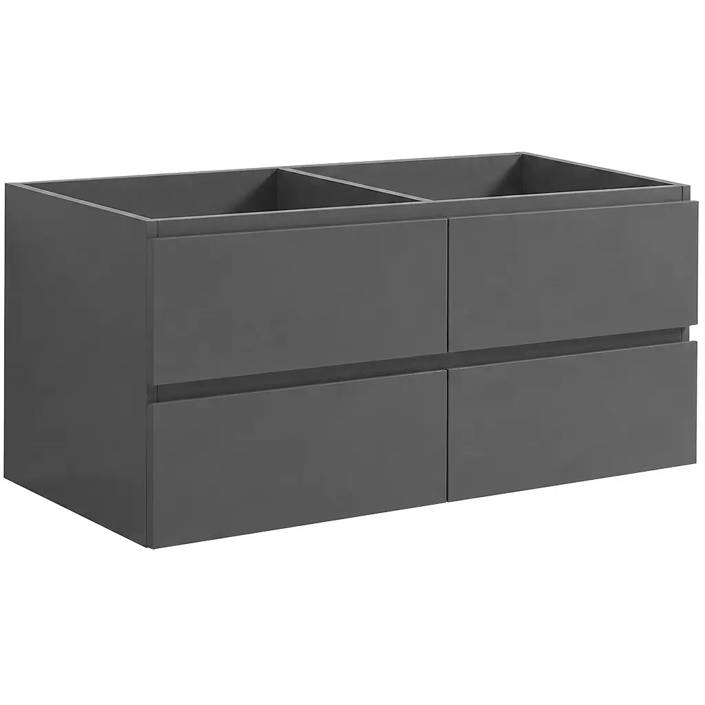 CERANO Koupelnová skříňka pod umyvadlo Carole antracitová 119x48x45  CER-692812