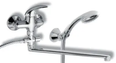 Novaservis Metalia 55 - Vanová baterie nástěnná komplet, chrom 55072,0
