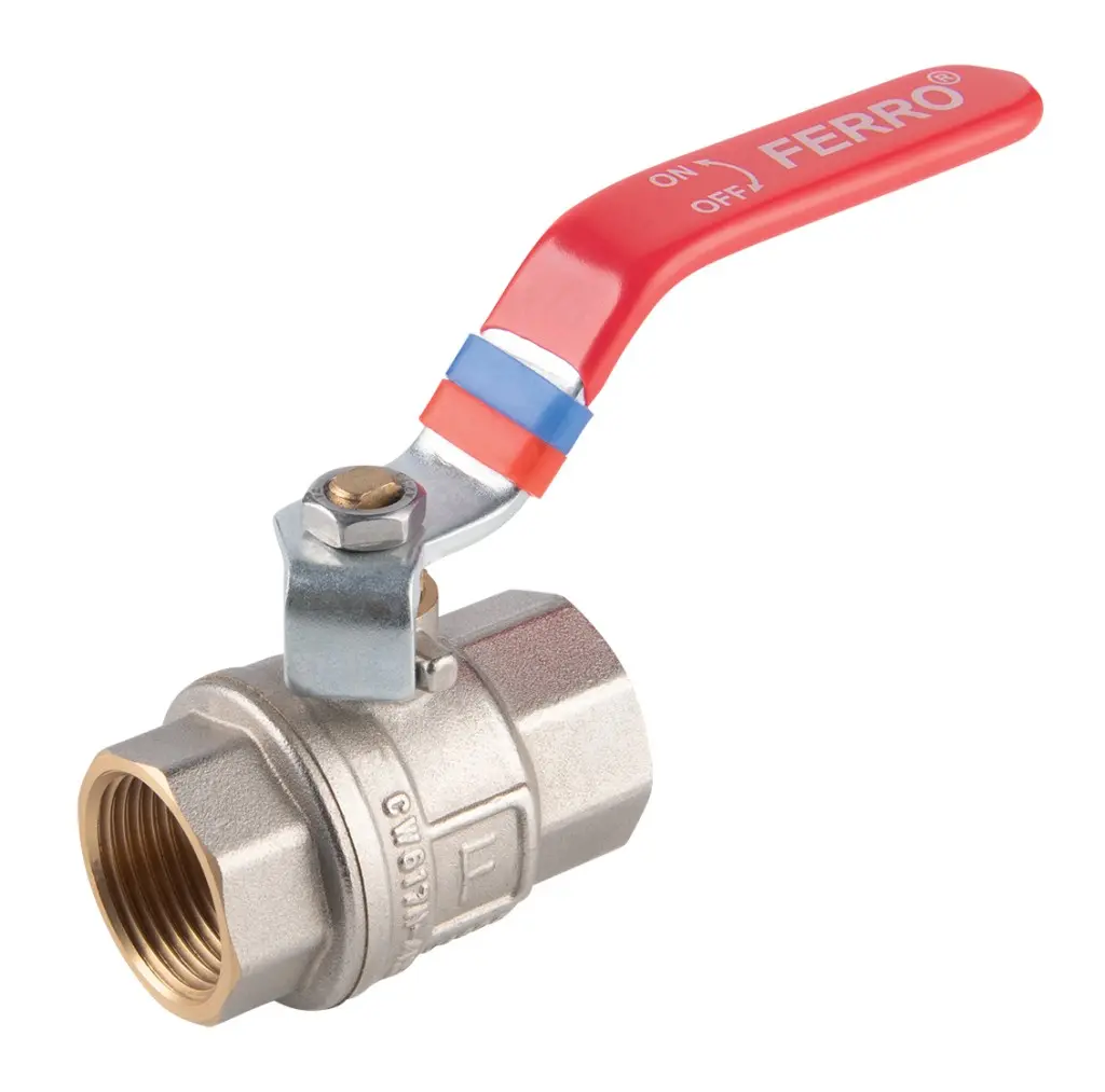 Ferro KULOVÝ PLNOPRŮTOČNÝ KOHOUT   6/4", páka MM - oba vnitřní závity