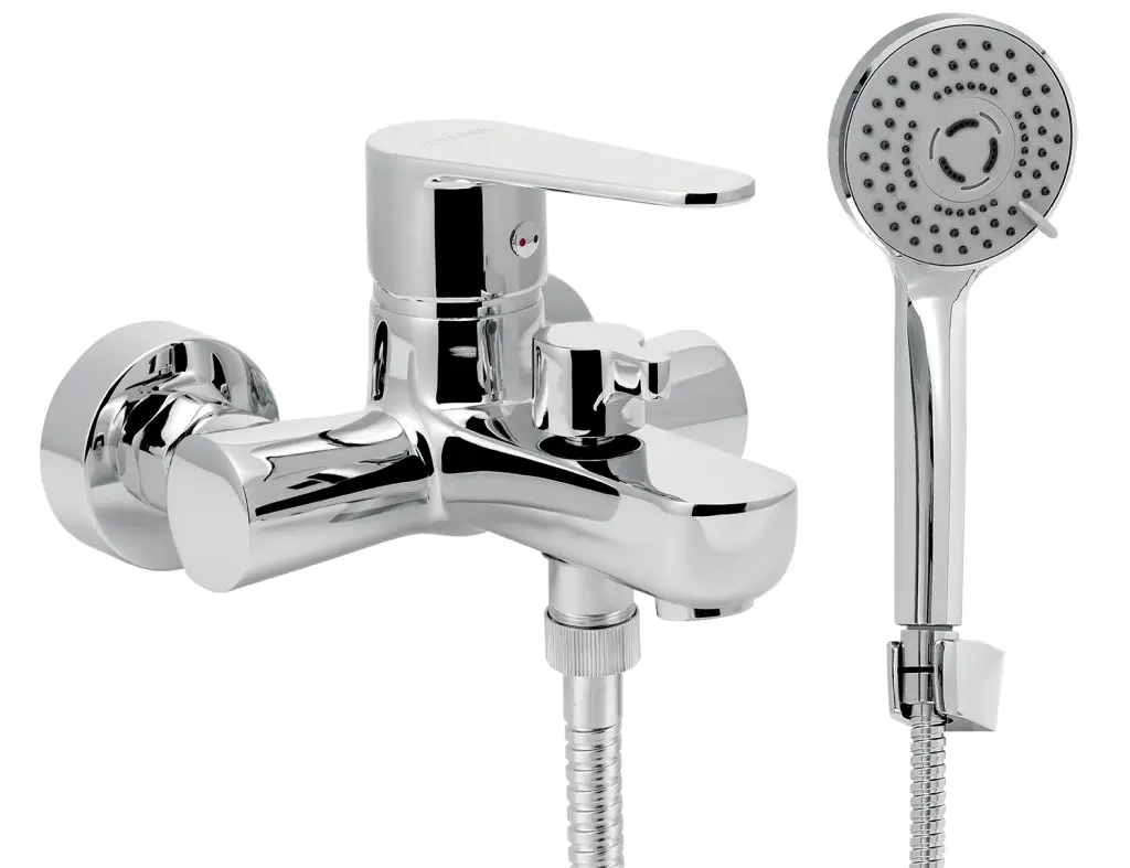 NOVASERVIS Vanová nástěnná baterie Titania Fresh FLOW, 100 mm, chrom 96025,0E