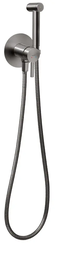 NOVASERVIS Bidetová podomítková baterie Ciriculus, gun metal BCK66PGM