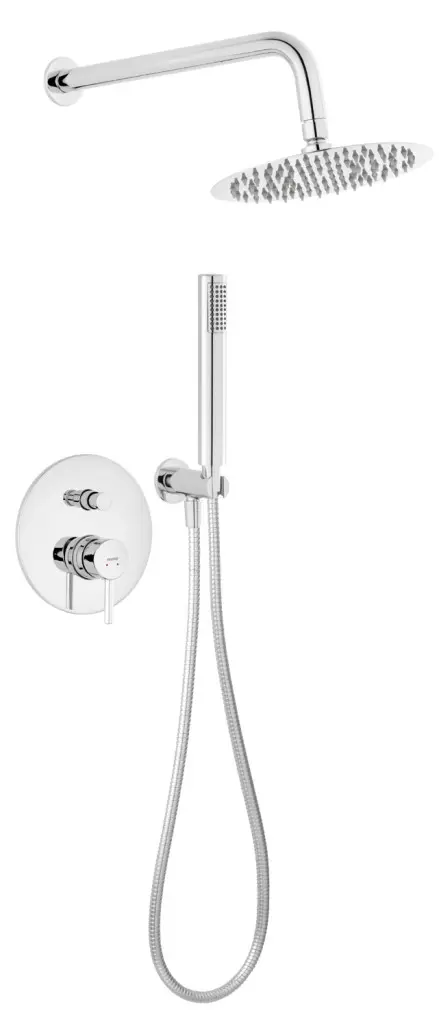 Novaservis Ferro Ciriculus - Sprchový set s baterií pod omítku, s tělesem, průměr 20 cm,