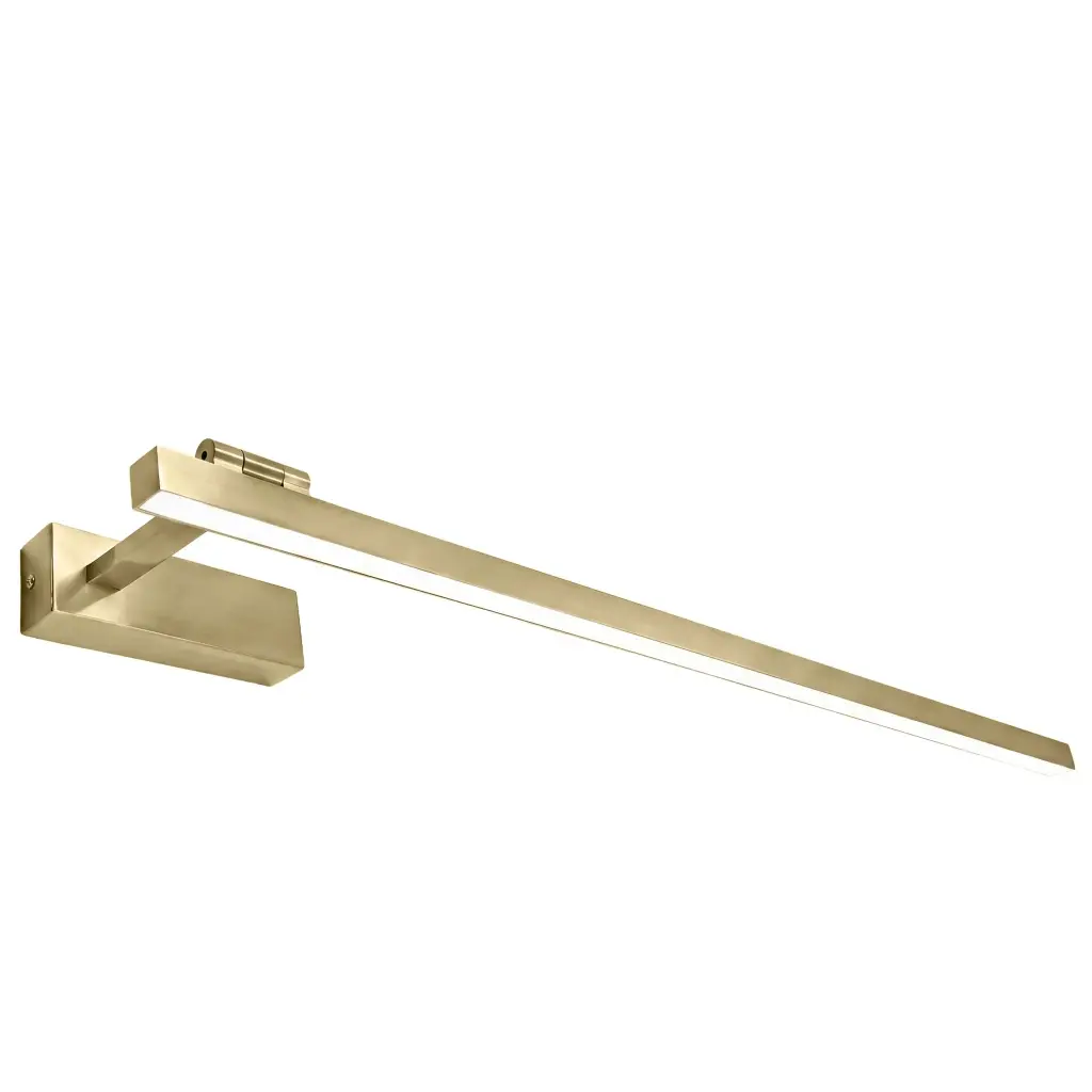 Toolight Koupelnové nástěnné LED osvětlení SWE033-1W 80cm kartáčovaná zlatá