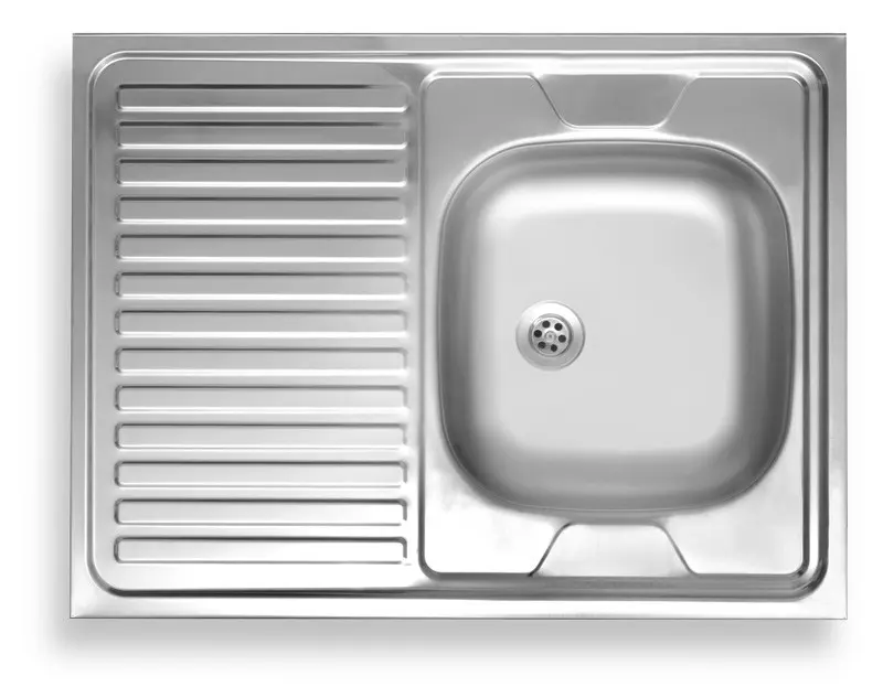 Novaservis Dřez 60x80 celoplošný s okapem levý nerez (DR60/80L)