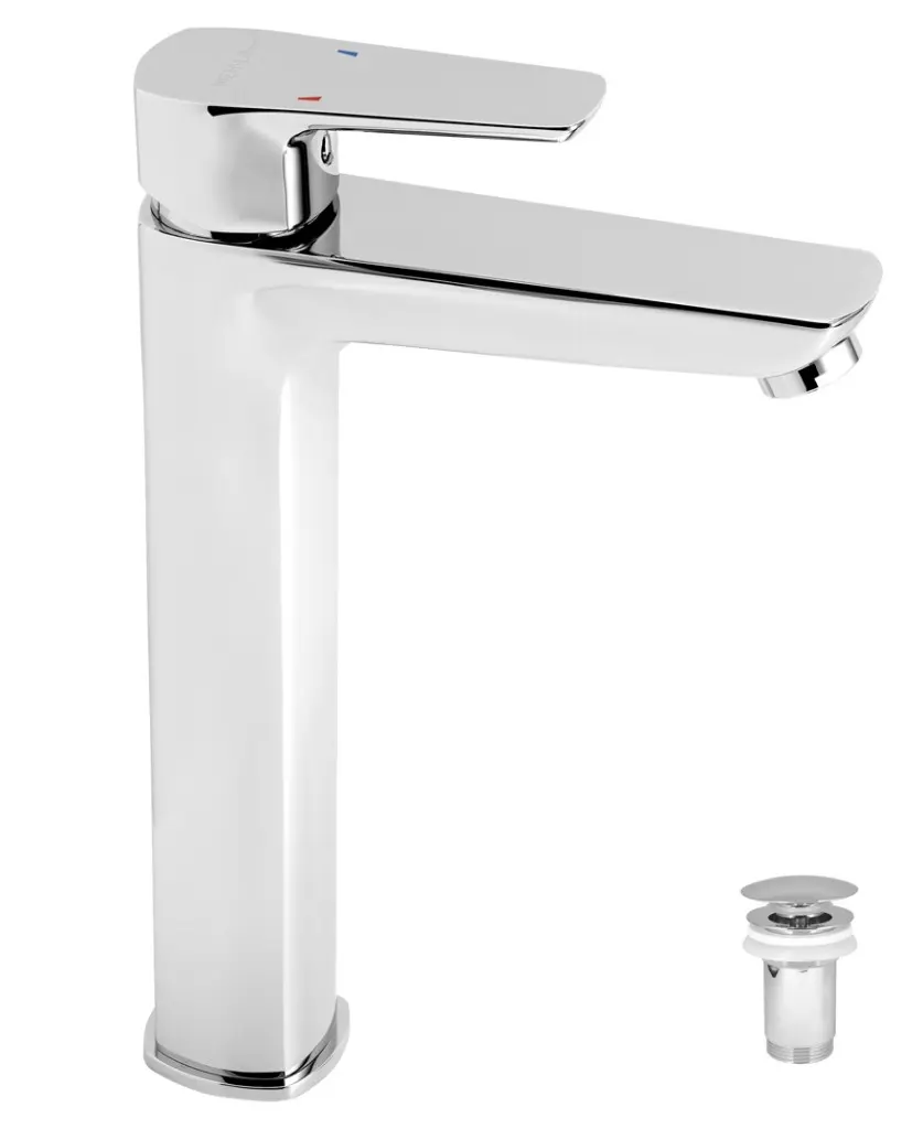 NOVASERVIS Umyvadlová baterie s výpustí METALIA 58 FLOW, chrom 58503,0