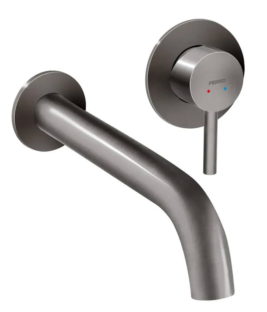NOVASERVIS Umyvadlová nástěnná podomítková baterie Ciriculus, gun metal BCK3PAGM