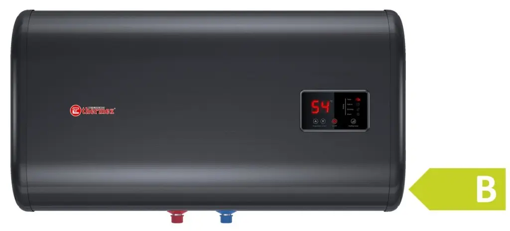 SAPHO ID SHADOW elektrický bojler, zásobník, 50 l, WIFI, horizontální, černá 111168