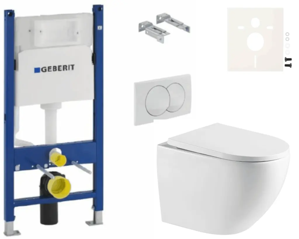 Závěsný WC set Geberit do lehkých stěn / předstěnová SAT SIKOGESTOR67D01 SIKOGESTOR67D01