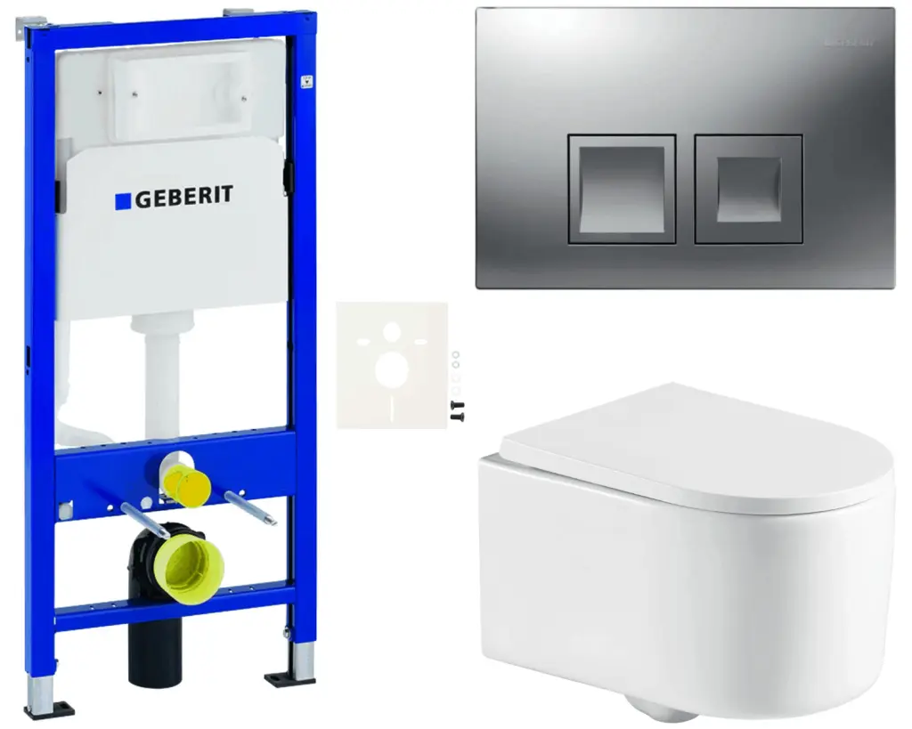 Závěsný WC set Geberit do lehkých stěn / předstěnová SAT SIKOGESTOR72D35 SIKOGESTOR72D35