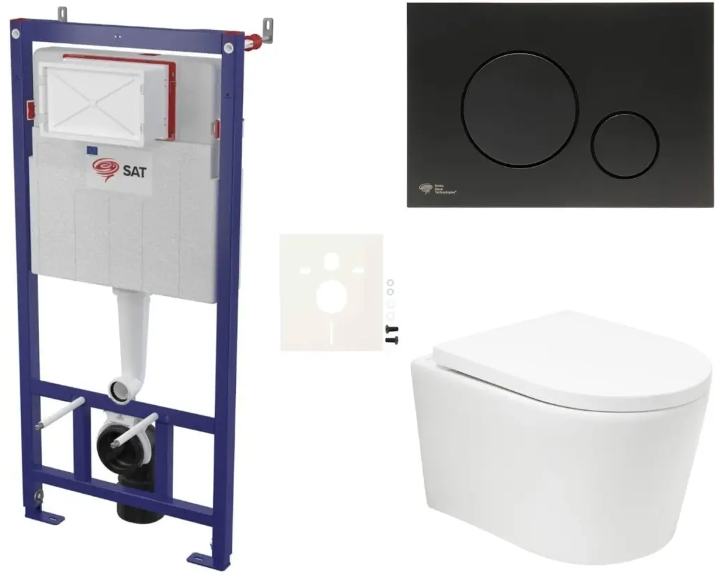Závěsný WC set do lehkých stěn / předstěnová SAT BREVIS SIKOSSBRTOR68K SIKOSSBRTOR68K