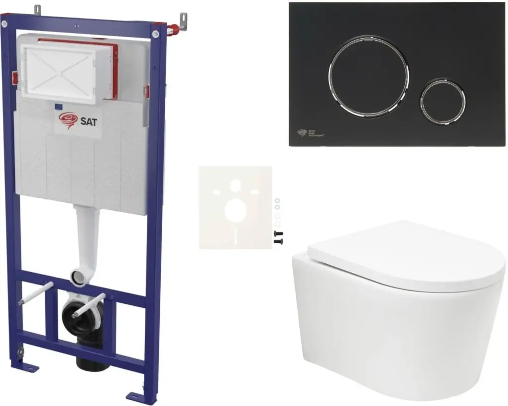 Závěsný WC set do lehkých stěn / předstěnová SAT BREVIS SIKOSSBRTOR78K SIKOSSBRTOR78K