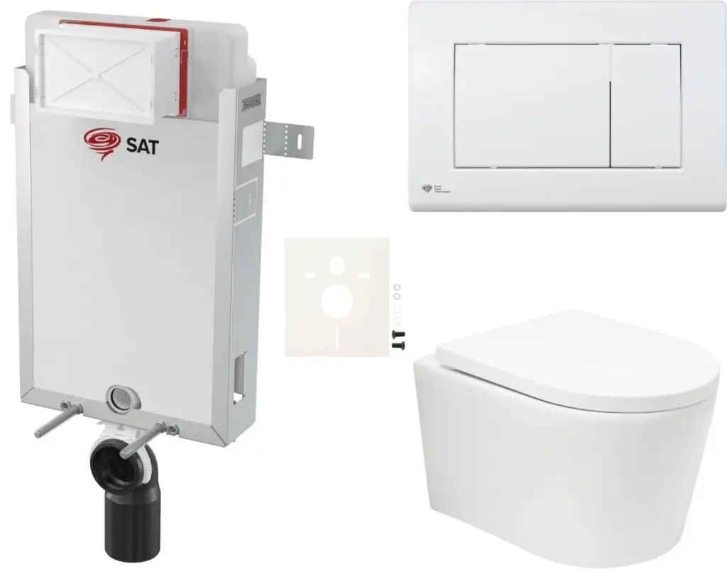 Závěsný WC set k zazdění SAT BREVIS SIKOSZBRTOR20 SIKOSZBRTOR20