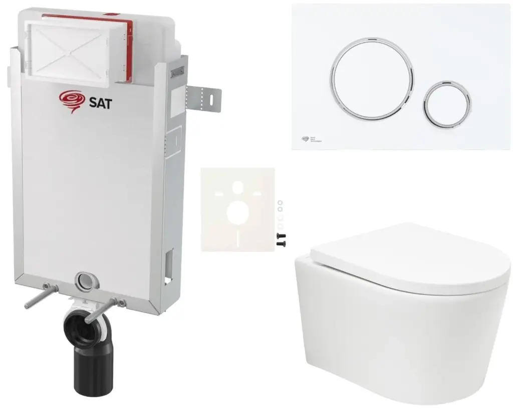 Závěsný WC set k zazdění SAT BREVIS SIKOSZBRTOR76 SIKOSZBRTOR76
