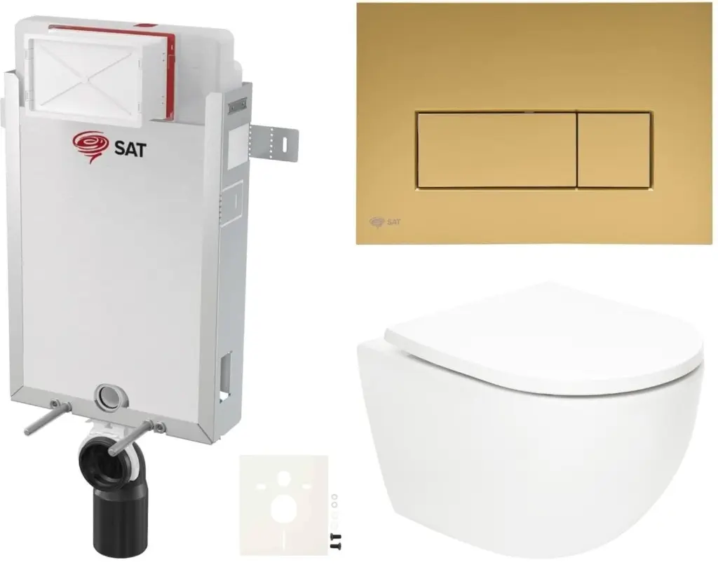Závěsný WC set k zazdění SAT Fusion SIKOSZTORFUGM SIKOSZTORFUGM