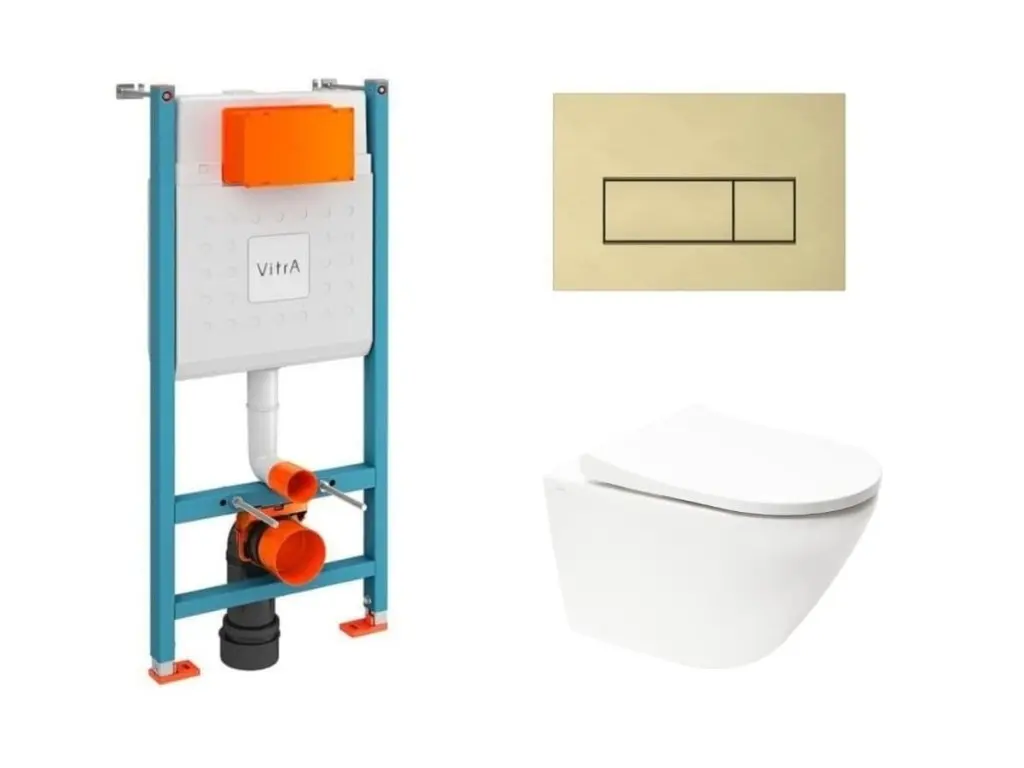Závěsný WC set do lehkých stěn / předstěnová Vitra S60 SIKOVSG1 SIKOVSG1