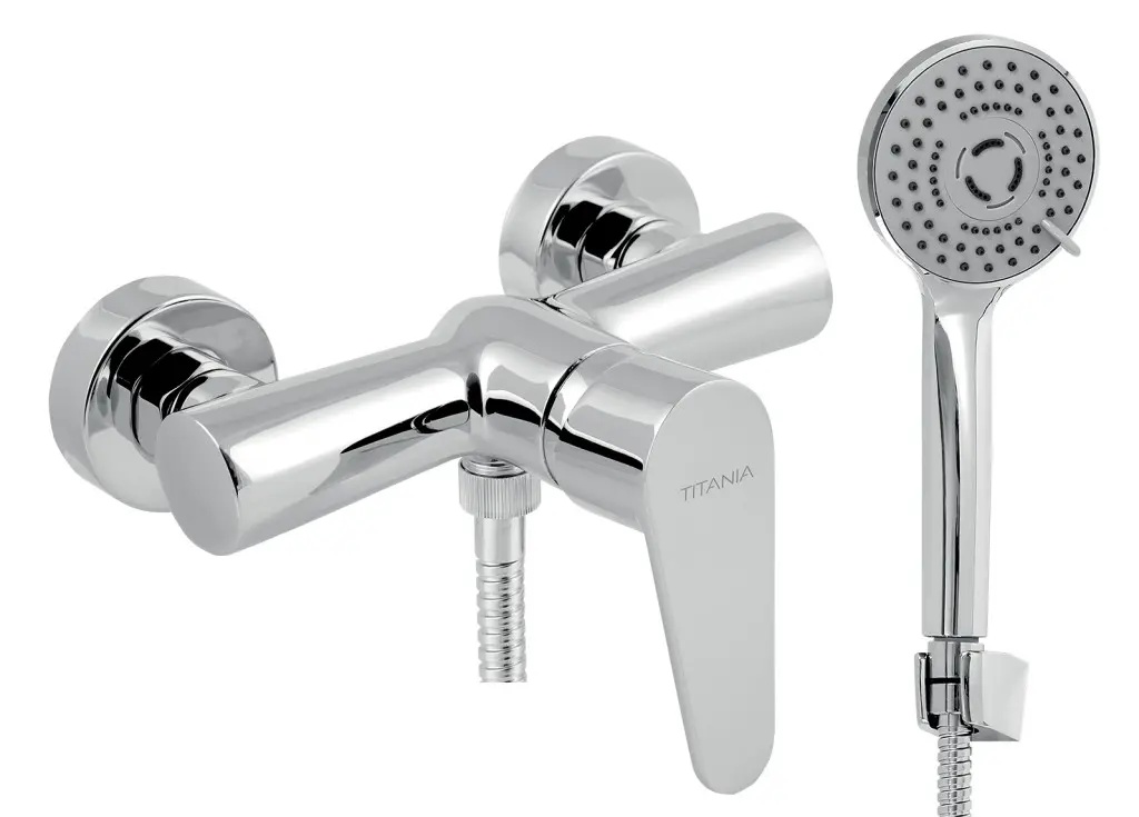Novaservis Sprchová nástěnná baterie Titania Fresh ECO, 150 mm, chrom